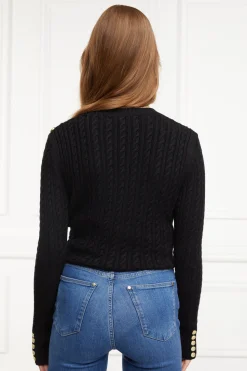 Hot Seattle Cable Crew Knit Women Knitwear