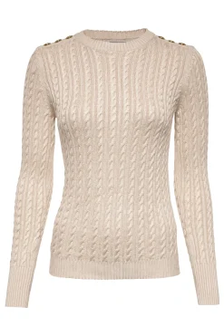 Fashion Seattle Cable Crew Knit Women Knitwear