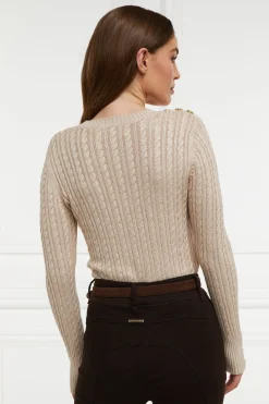 Fashion Seattle Cable Crew Knit Women Knitwear