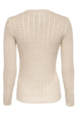 Fashion Seattle Cable Crew Knit Women Knitwear