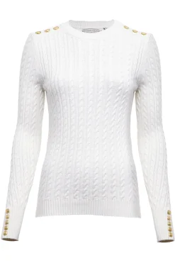 New Seattle Cable Crew Knit Women Knitwear