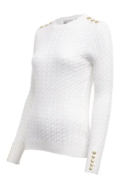 New Seattle Cable Crew Knit Women Knitwear