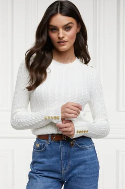 New Seattle Cable Crew Knit Women Knitwear