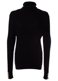 Sale Seattle Roll Neck Cable Knit Women Knitwear