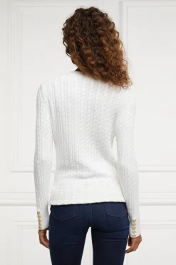 Discount Seattle V-Neck Knit (Winter White) Women Knitwear