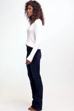 Discount Seattle V-Neck Knit (Winter White) Women Knitwear