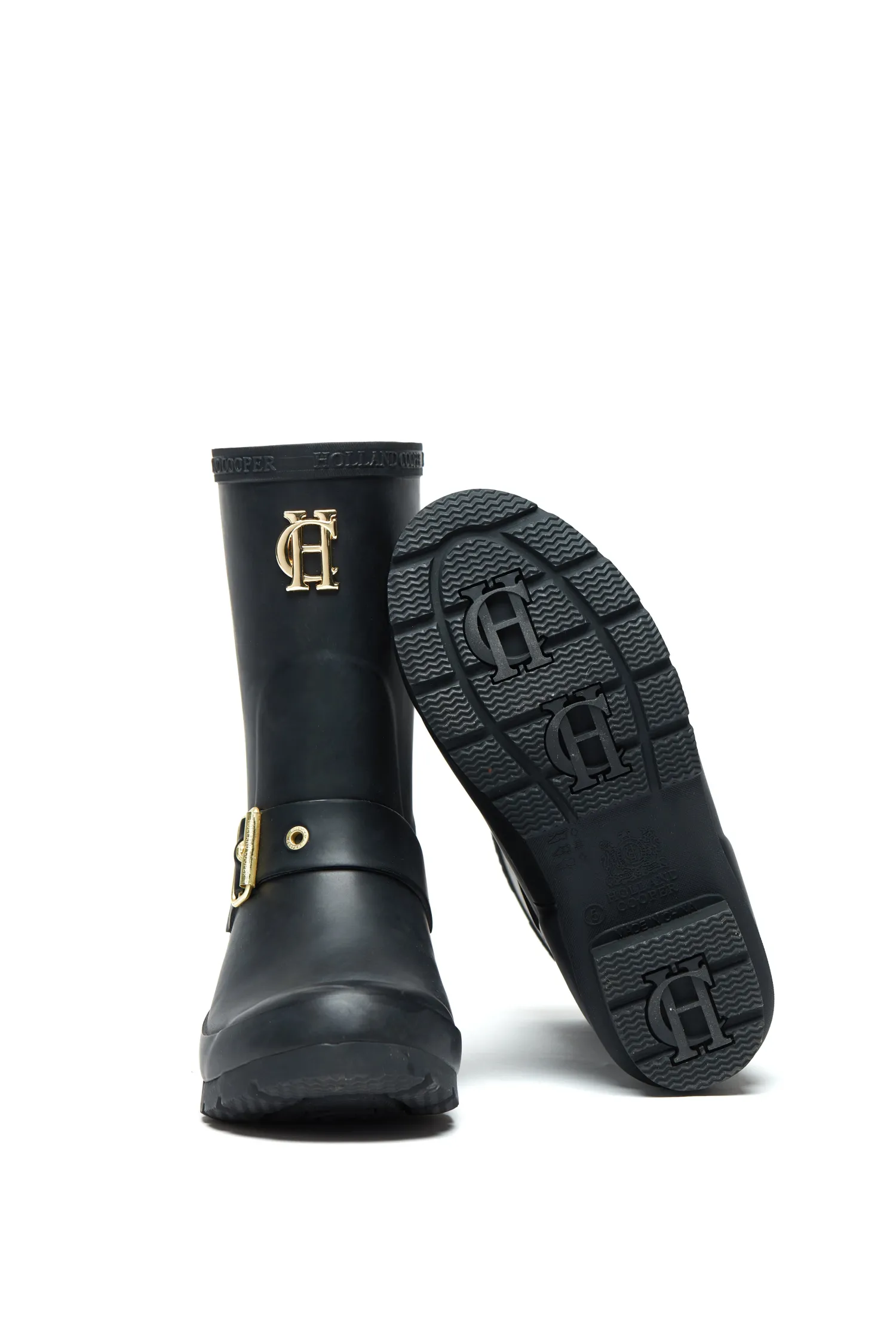New Sherpa Lined Chelsea Wellington (Matte Black) Women Wellington Boots