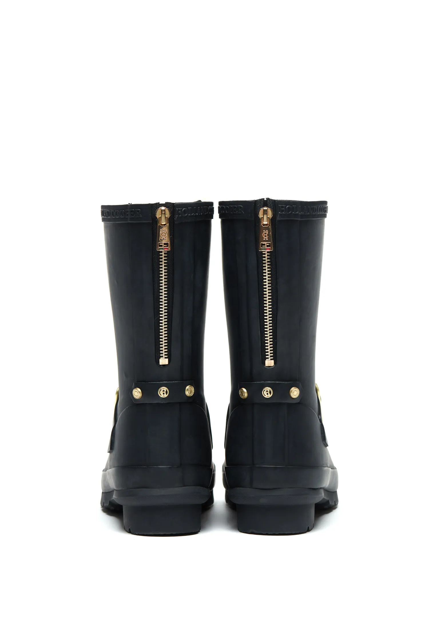 New Sherpa Lined Chelsea Wellington (Matte Black) Women Wellington Boots