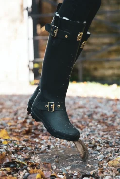 Hot Sherpa Lined Regency Wellington (Matte Black) Women Wellington Boots