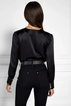 Fashion Silk Bodysuit Women Bodysuits|Shirts & Blouses