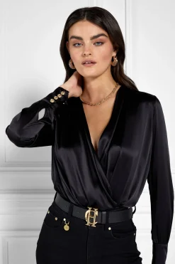 Fashion Silk Bodysuit Women Bodysuits|Shirts & Blouses