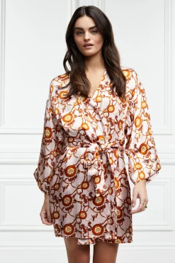 Clearance Silk Dressing Gown Women Sleepwear