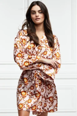 Clearance Silk Dressing Gown Women Sleepwear