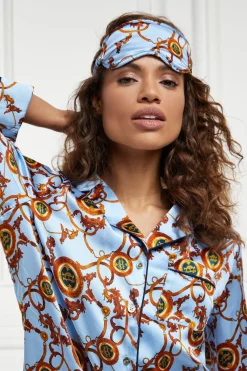Online Silk Eye Mask (Sky Blue) Women Sleepwear