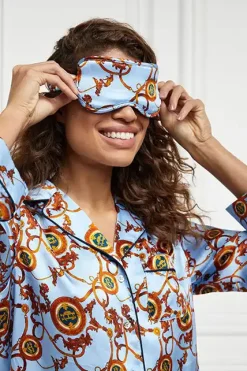 Online Silk Eye Mask (Sky Blue) Women Sleepwear