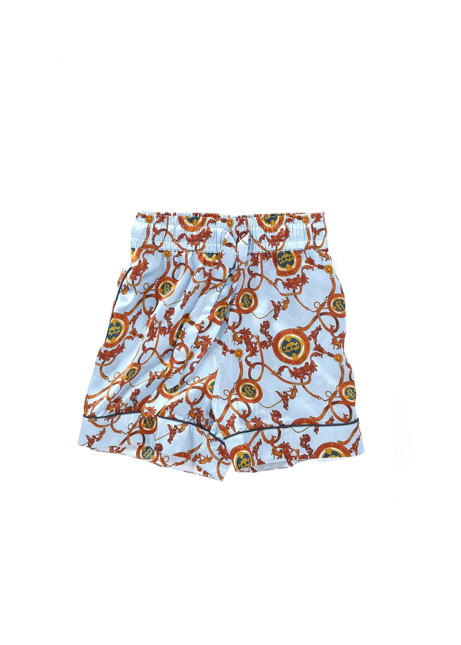 Best Silk Pyjama Short (Sky Blue) Women Sleepwear