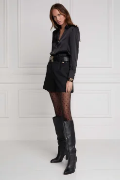 Fashion Silk V-Neck Blouse Women Shirts & Blouses