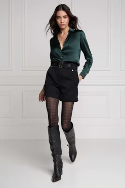 Fashion Silk V-Neck Blouse Women Shirts & Blouses