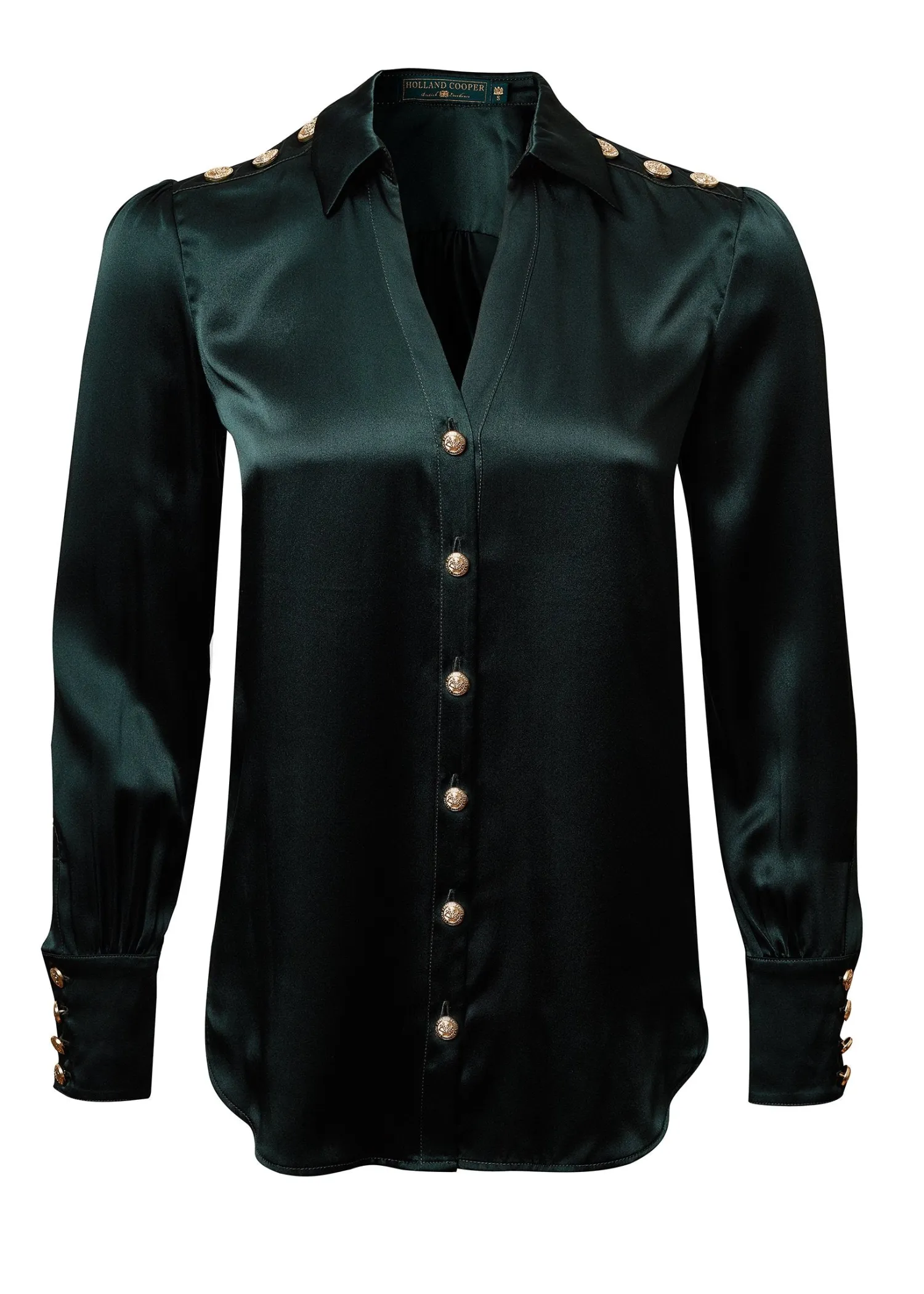 Fashion Silk V-Neck Blouse Women Shirts & Blouses