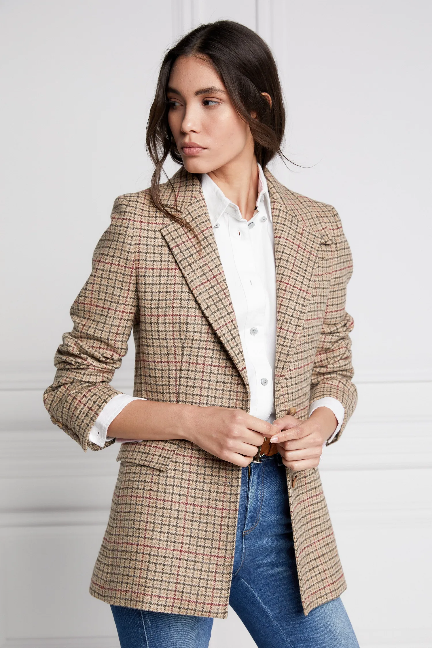 Outlet Single Breasted Blazer (Charlton Tweed) Women Blazers|Tailoring