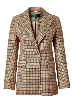 Outlet Single Breasted Blazer (Charlton Tweed) Women Blazers|Tailoring