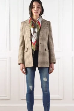 Outlet Single Breasted Blazer (Charlton Tweed) Women Blazers|Tailoring