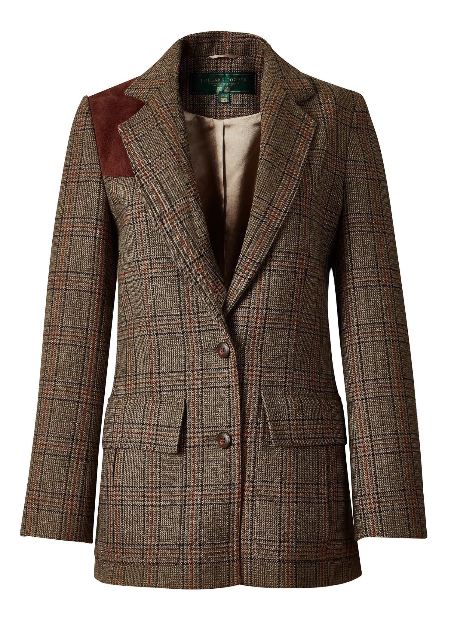 Best Single Breasted Field Blazer (Bourbon Tweed) Women Tailoring|Blazers