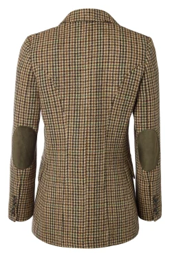 Fashion Single Breasted Field Blazer (Hailes Green Tweed) Women Blazers|Tailoring
