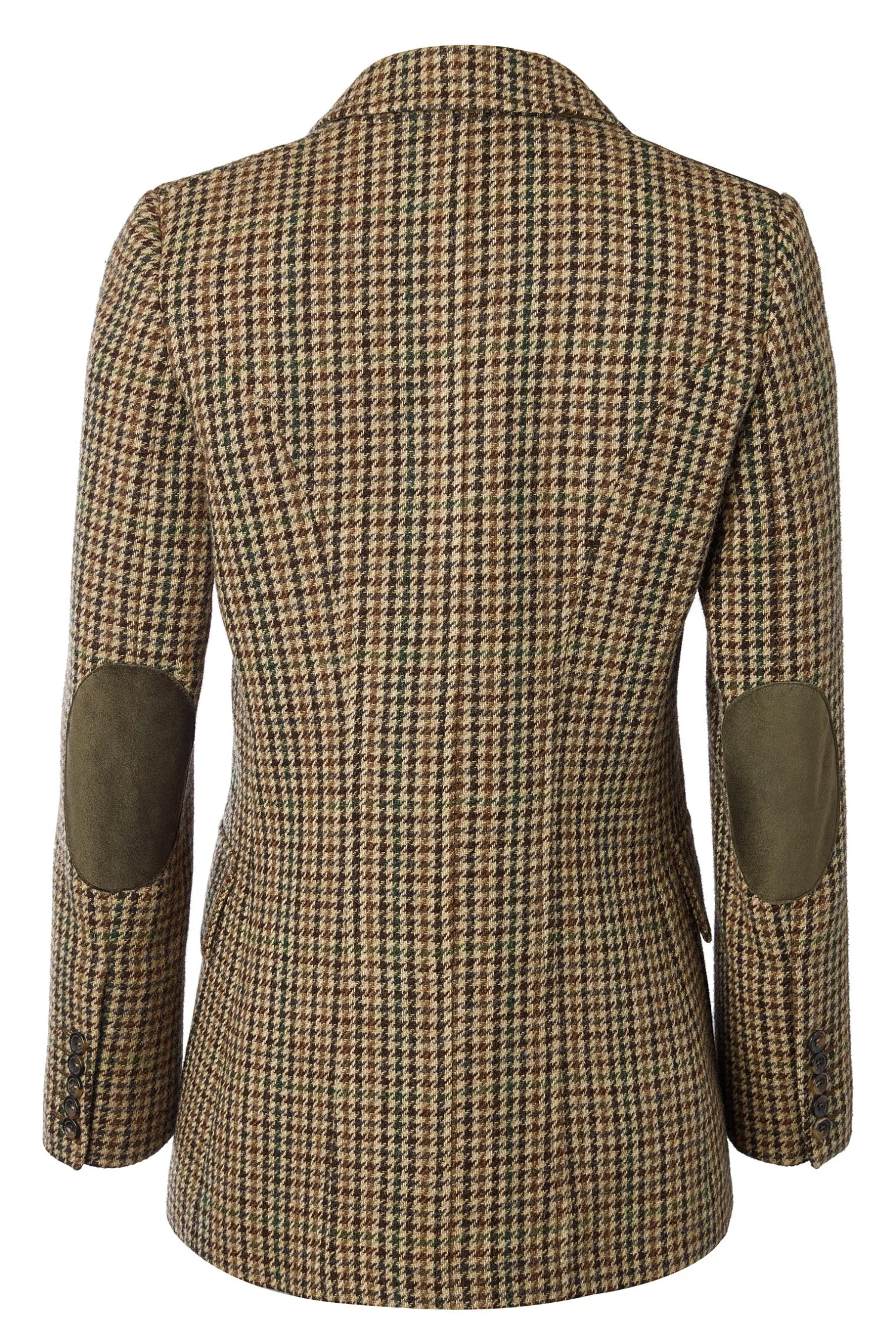 Fashion Single Breasted Field Blazer (Hailes Green Tweed) Women Blazers|Tailoring