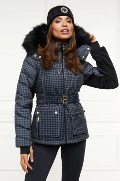 Clearance Ski Jacket (Mono Houndstooth) Women Ski Jackets