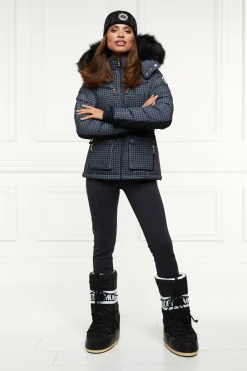 Clearance Ski Jacket (Mono Houndstooth) Women Ski Jackets