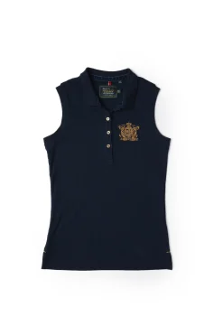 Best Sleeveless Polo Shirt (Ink Navy) Women Polo Shirts