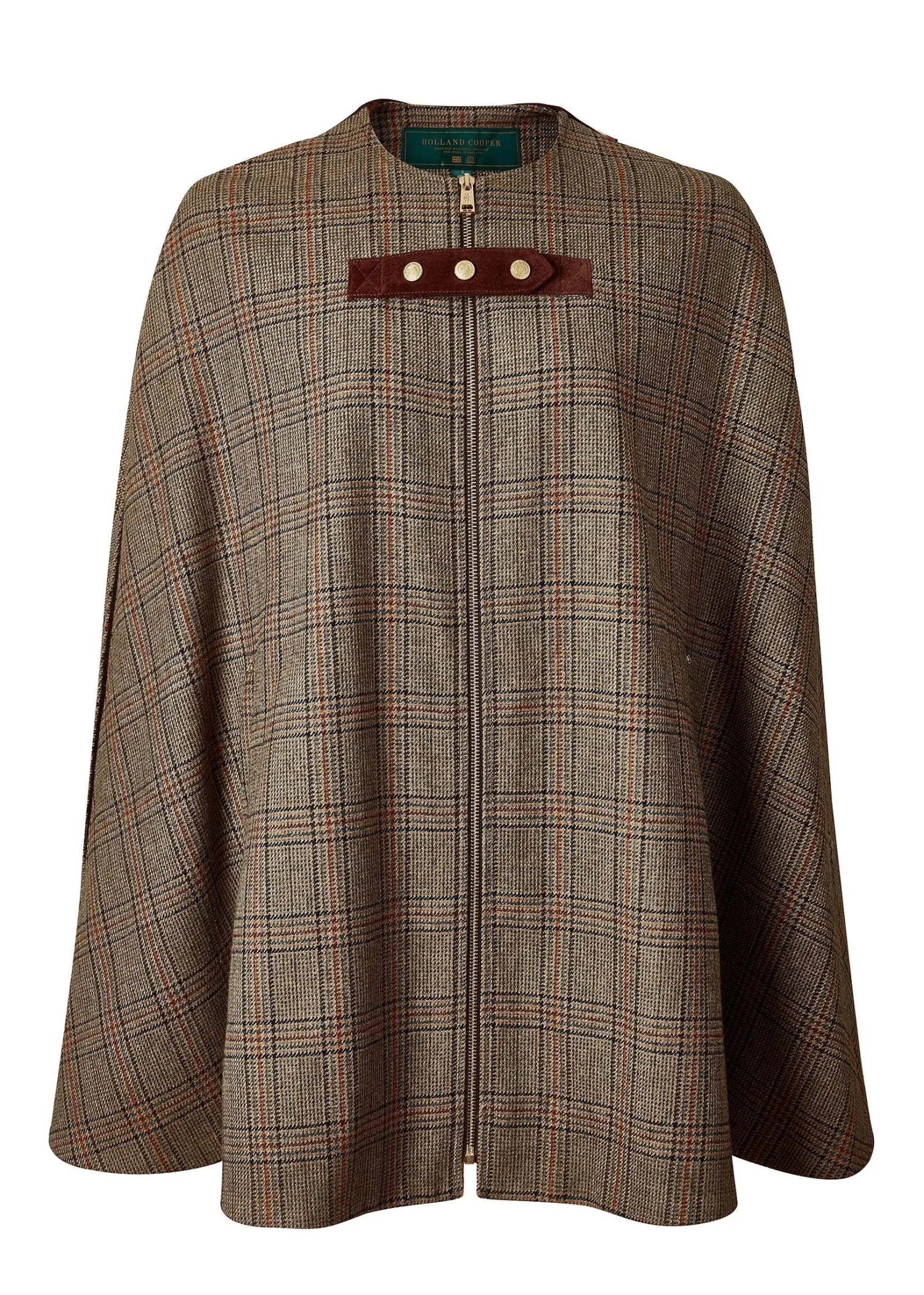 Outlet Slim Cape (Bourbon Tweed) Women Capes