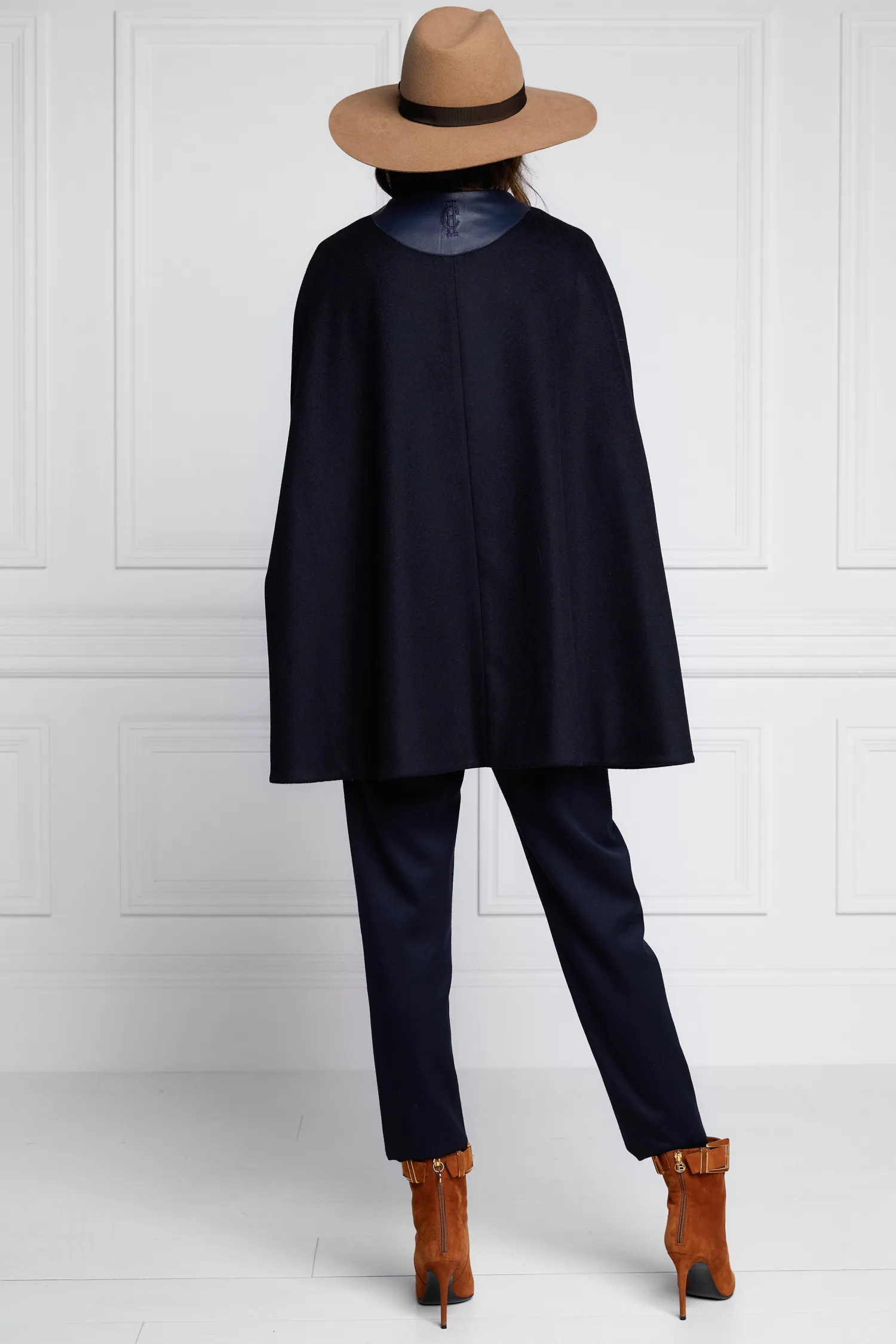 Hot Slim Cape (Soft Navy) Women Capes|Tailoring