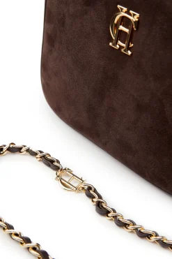 Sale Soho Camera Bag (Chocolate Suede) Women Crossbody Bags|Bags