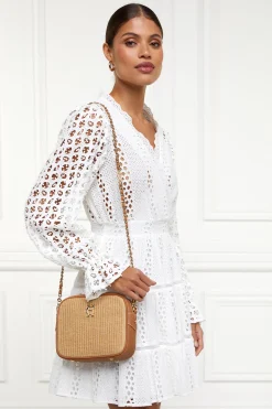 Online Soho Camera Bag (Tan Raffia) Women Crossbody Bags|Bags