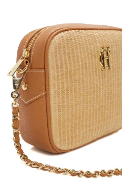 Online Soho Camera Bag (Tan Raffia) Women Crossbody Bags|Bags