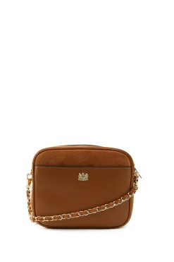 New Soho Camera Bag (Tan Suede) Women Crossbody Bags|Bags
