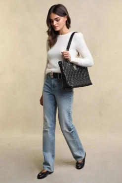 Best Soho Quilted Tote Women Tote Bags|Bags