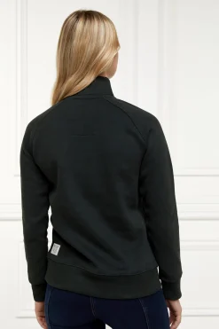 Sale Sporting Heritage Zip Henley (Racing Green) Women Hoodies & Sweatshirts|Sweatshirts