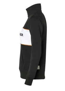 Sale Sporting Heritage Zip Henley (Racing Green) Women Hoodies & Sweatshirts|Sweatshirts