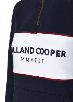 Online Sporting Heritage Zip Henley (Ink Navy) Women Hoodies & Sweatshirts|Sweatshirts