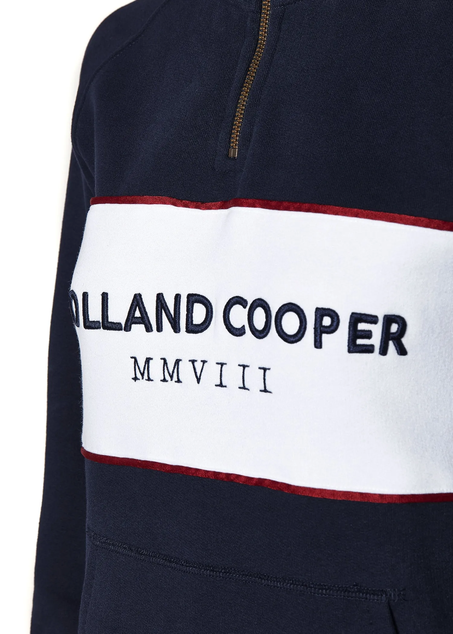 Online Sporting Heritage Zip Henley (Ink Navy) Women Hoodies & Sweatshirts|Sweatshirts