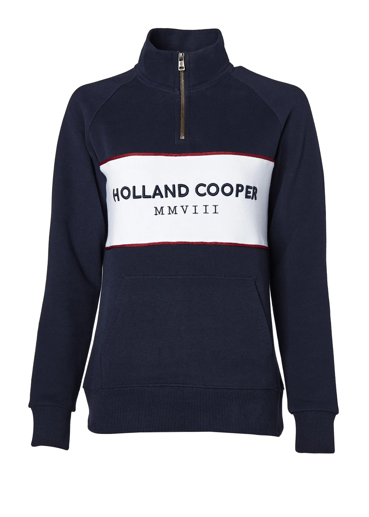 Online Sporting Heritage Zip Henley (Ink Navy) Women Hoodies & Sweatshirts|Sweatshirts