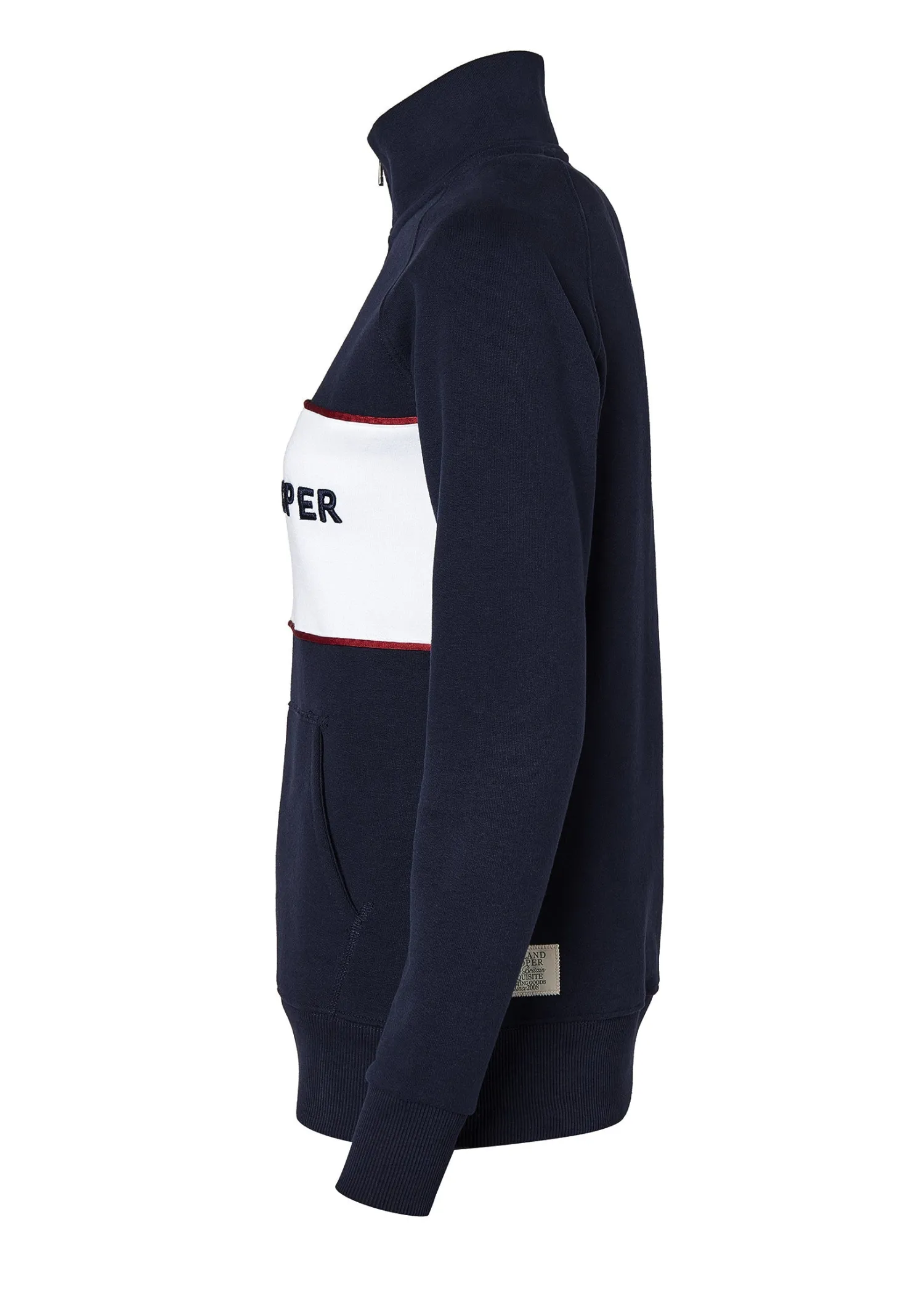 Online Sporting Heritage Zip Henley (Ink Navy) Women Hoodies & Sweatshirts|Sweatshirts