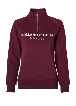 Online Sporting Heritage Zip Henley Women Hoodies & Sweatshirts|Sweatshirts