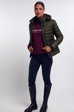 Online Sporting Heritage Zip Henley Women Hoodies & Sweatshirts|Sweatshirts