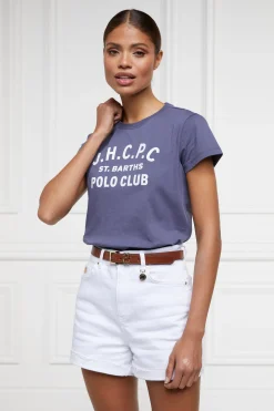 Clearance St. Barths Polo Club Tee (Yale Blue) Women Polo Shirts & Tees|Tees