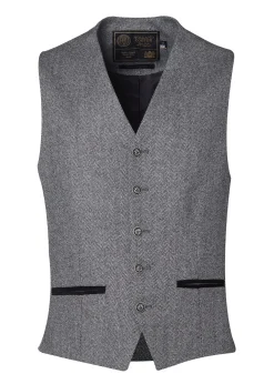 Outlet St James Waistcoat (Mono Herringbone) Waistcoats