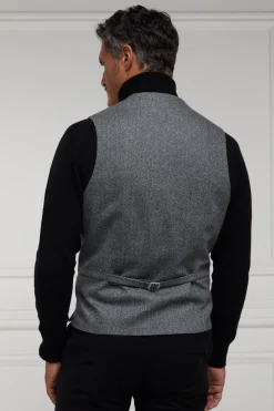 Outlet St James Waistcoat (Mono Herringbone) Waistcoats
